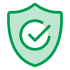 Shield checkmark icon.