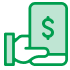 Mobile money icon.