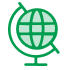 Globe icon.